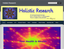 Tablet Screenshot of holistic-research.org